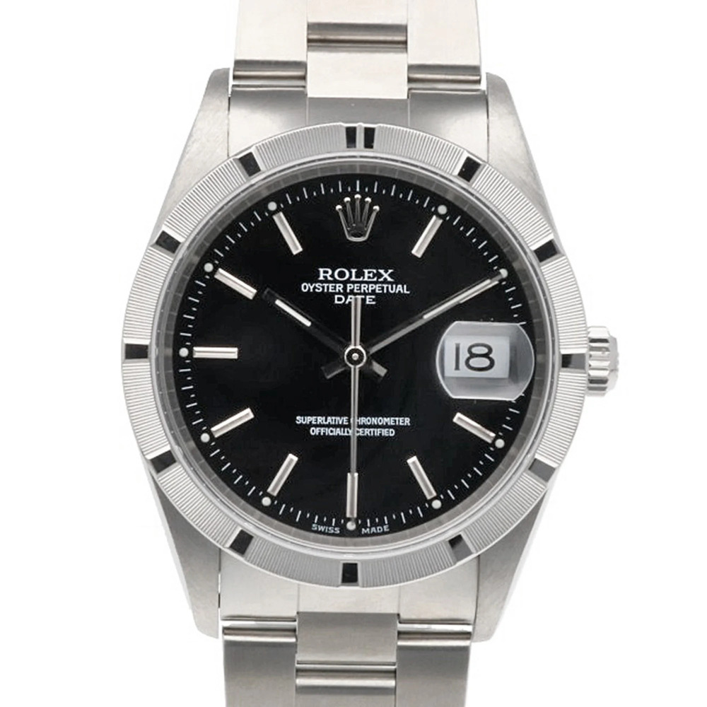Rolex Date Oyster Perpetual Watch, Stainless Steel, 15210, Automatic Winding,...